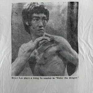 Rare NWOT Local Boogeyman Bruce Lee "Enter The Dragon Tee Mens Medium